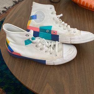 high top Converse white W9 M7